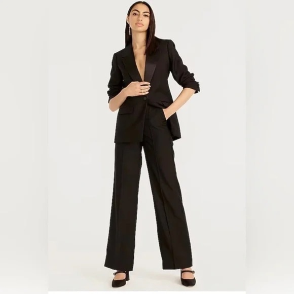 J.Crew Wide Leg Tuxedo Pant in Wool - Picture 1 of 12